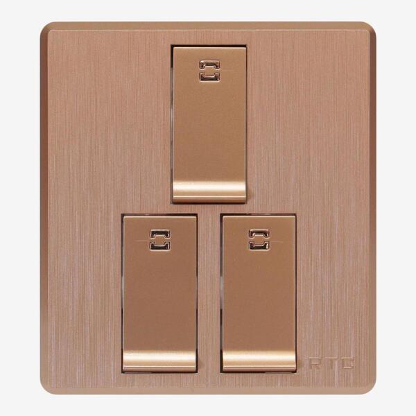 RTC Switch & Socket 3 Gang Switch