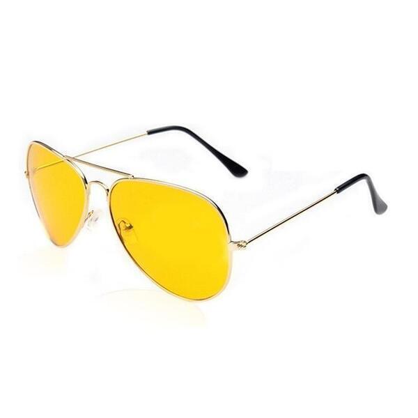 Silver/Orange Light Night View Glasses (Unisex)