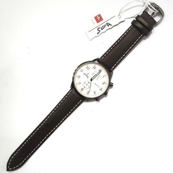 Supa White Dial Watch For Men-1