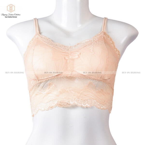 Sweet Lace Trim Camisole Wild Sling Tube Tops Bra Soft Comfy 9