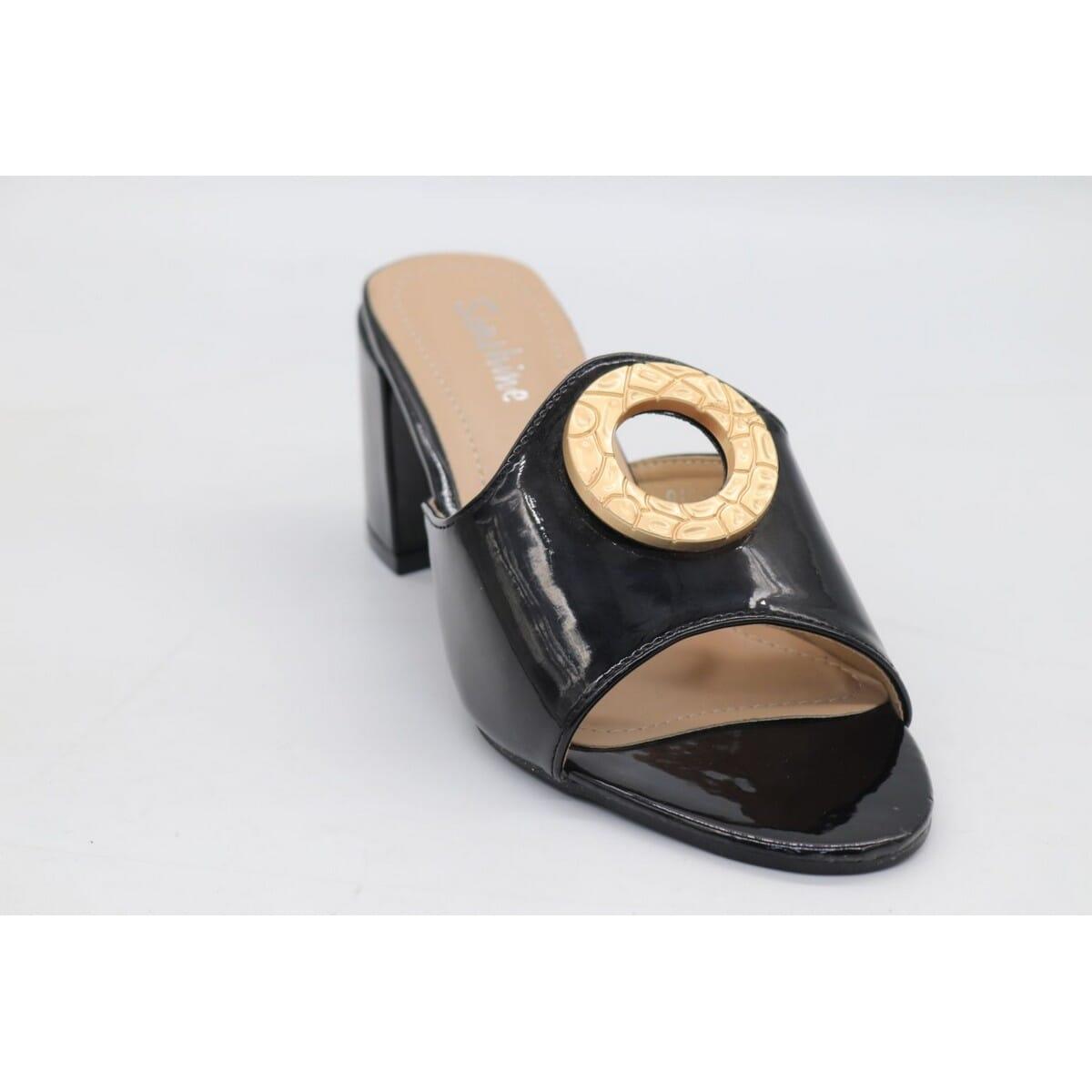 womens chunky block low heeled sandal mo no 918 2