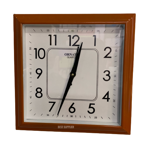 1,2,3,4 Numbering Dial With Clear Visibility Durable Quality Simple Model Wall Clock C11