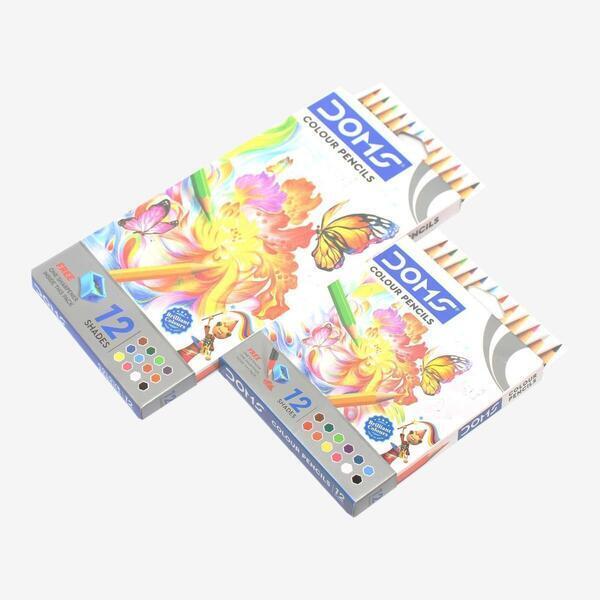 DOMS Pencil Color Long & Short 1/1 pkt