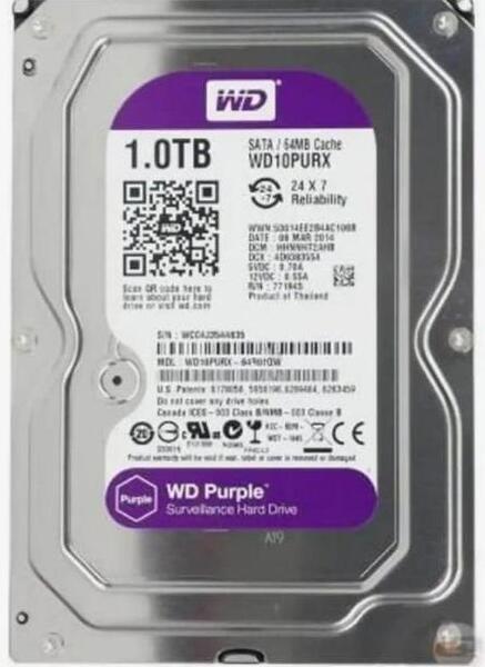 1TB Hard Disk 'SATA' for Desktop Computers, CCTV Surveillance