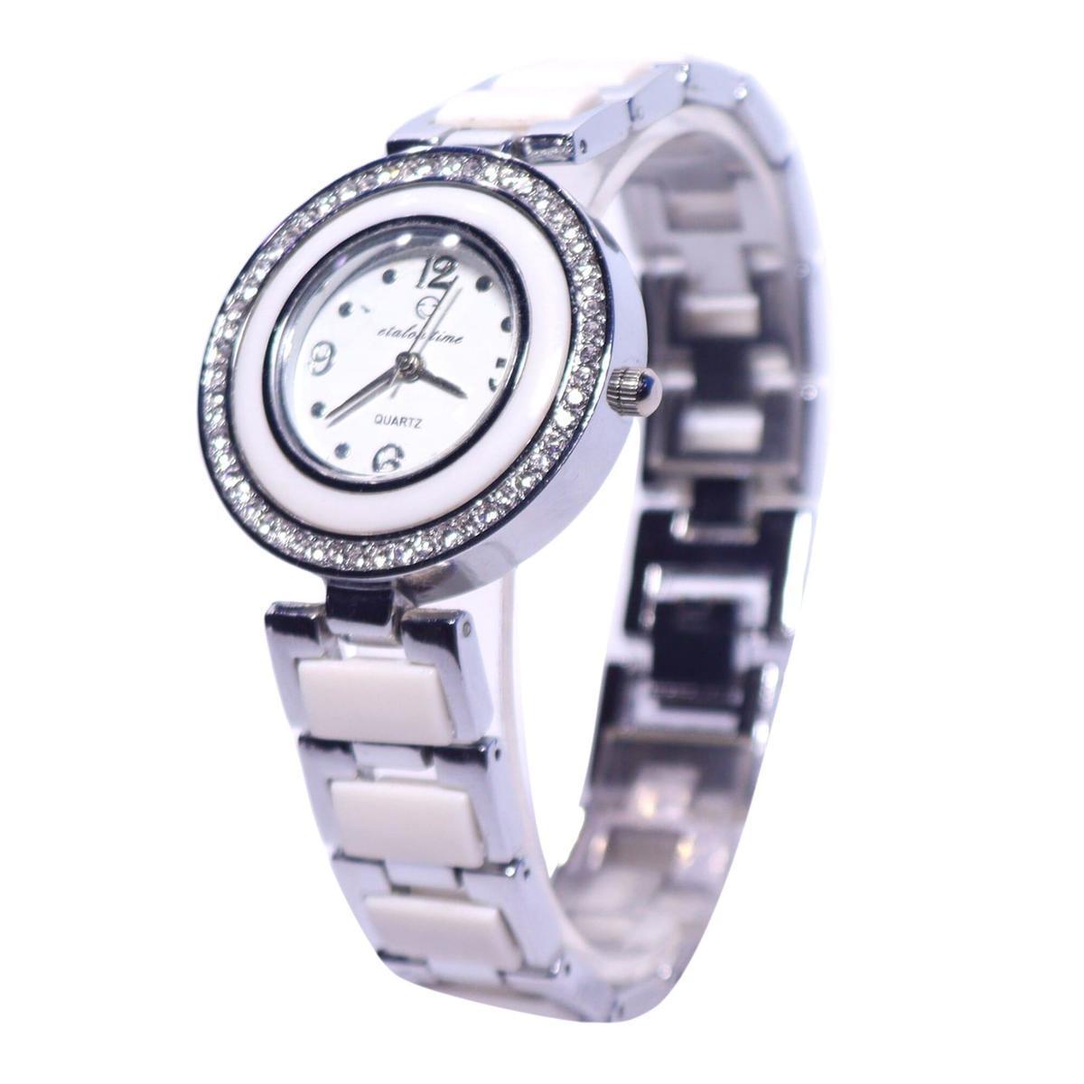 2022 stone carved fashionable round wrist watch for women l3