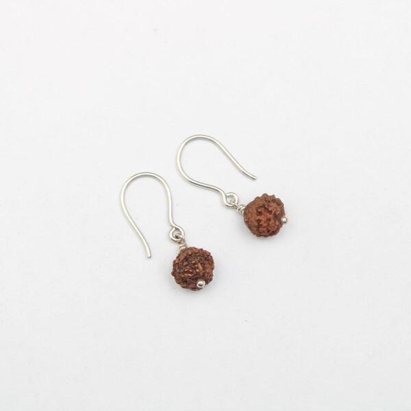 925 Pure Silver Single Bead Earring For Women