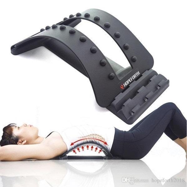 back massage magic stretcher fitness equipment stretch fitness equipment relax backbone stretcher lumbar support pain relief