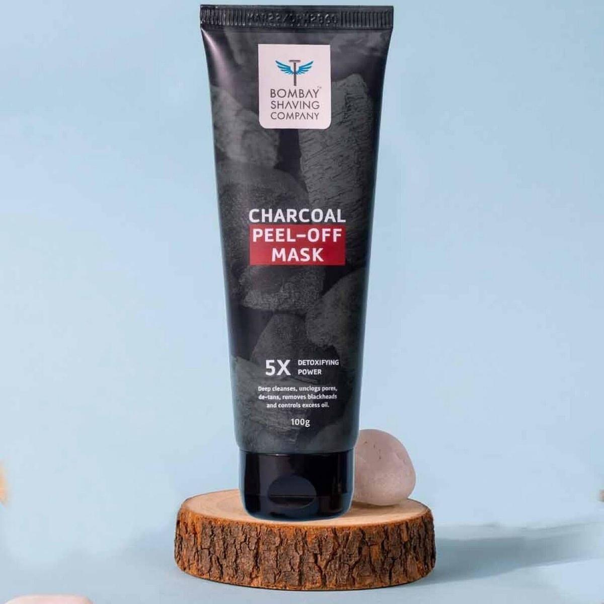 bombay shaving company charcoal peel off mask 100gm