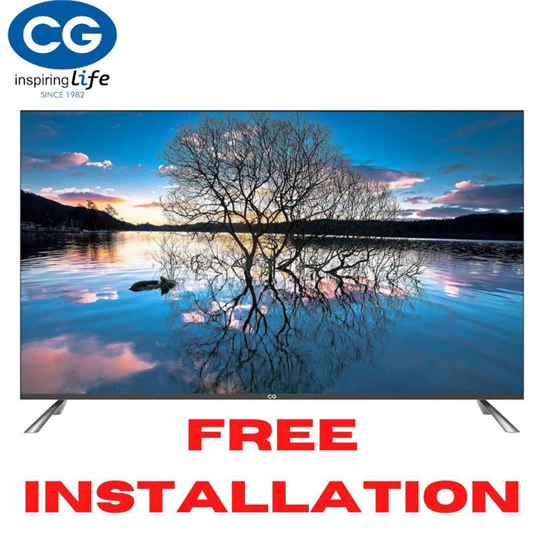 cg43g1 43 inch 4k uhd android tv with 2 gb ram 16 gb internal storage voice control and search and 3 year warranty
