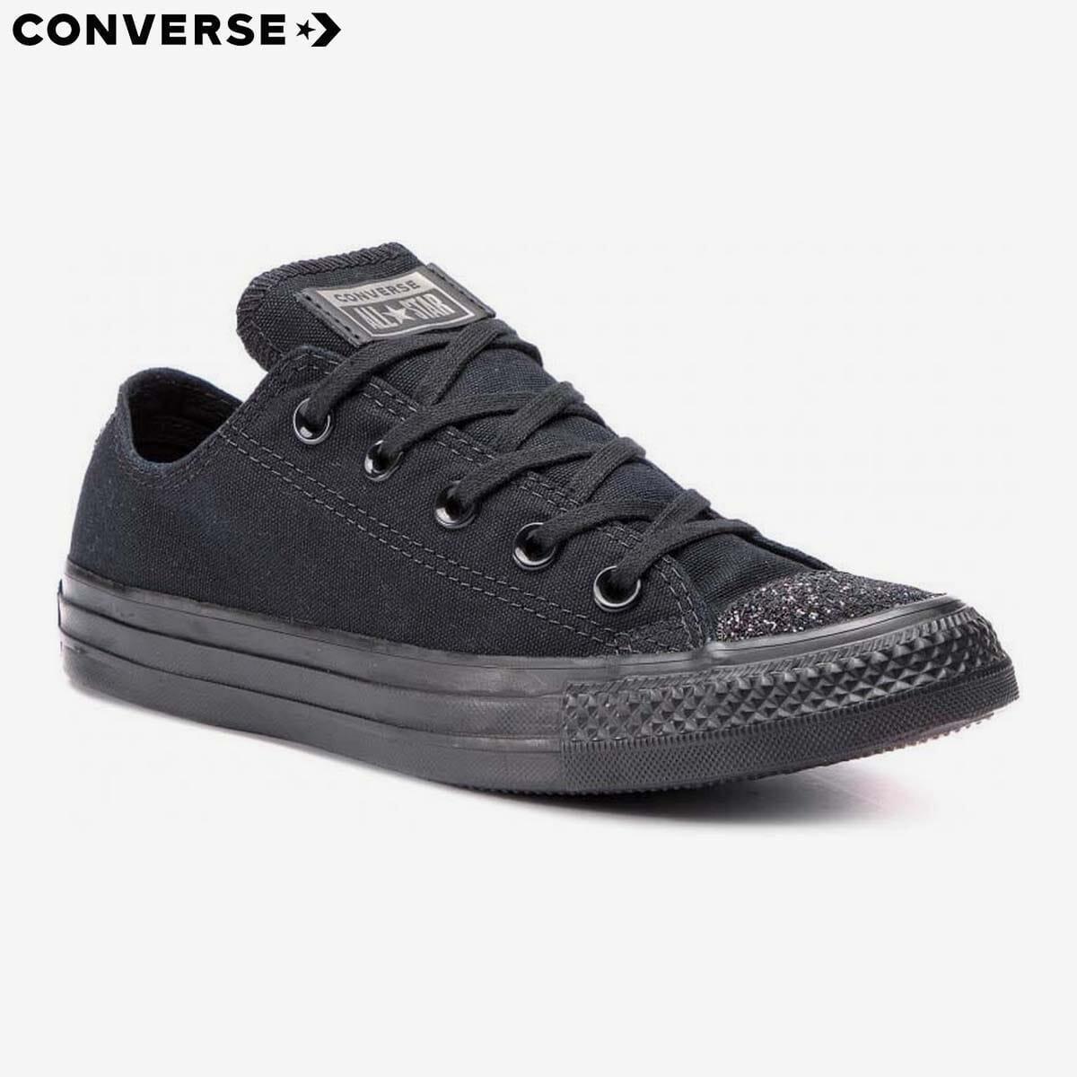 converse black chuck taylor all star low top sneakers for unisex 563465c