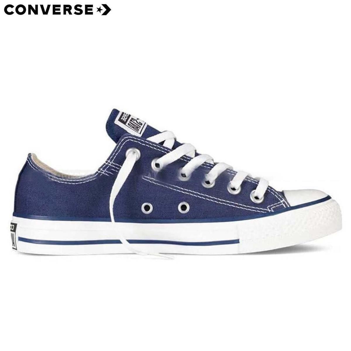 converse chuck taylor all star ox navy canvas low top shoes for unisex m9697
