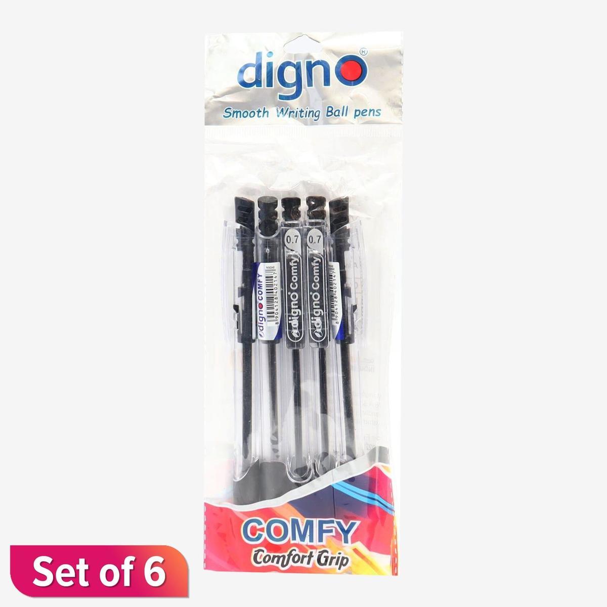 digno smooth writing ball pen black ink