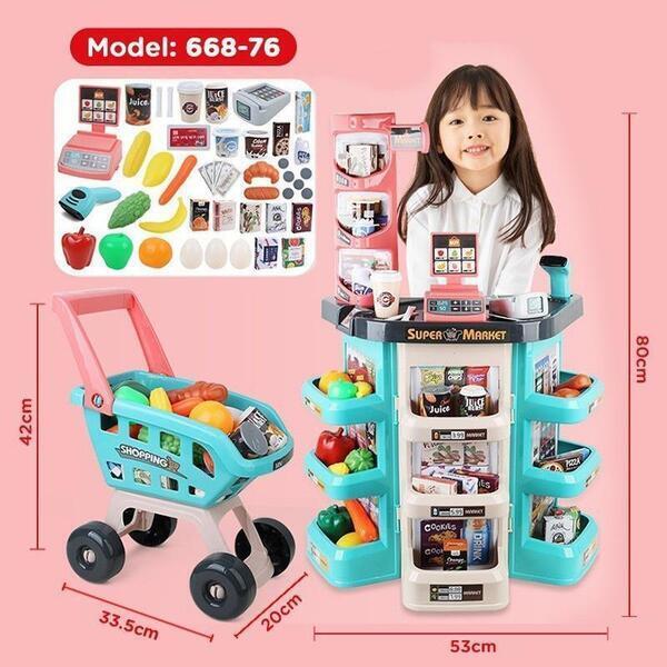 HT-Kids Playing Home Supermarket
