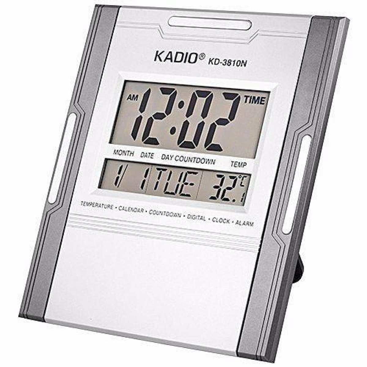 kadio lcd digital wall clock table clock v
