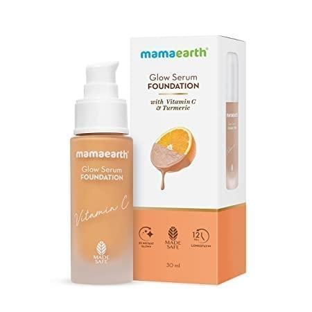 mamaearth glow serum foundation 30 ml