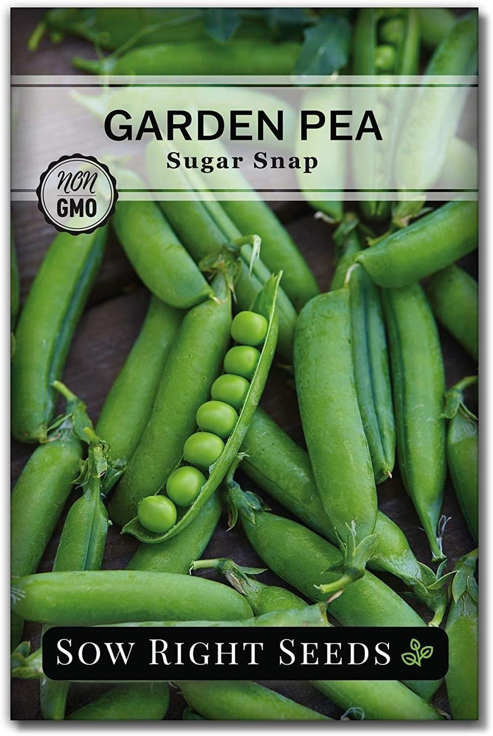 one packet sugar snap pea seed for planting