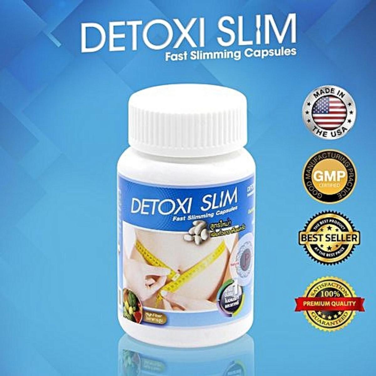 original detoxi slim fast slimming weight loss supplement capsules 30 capsules
