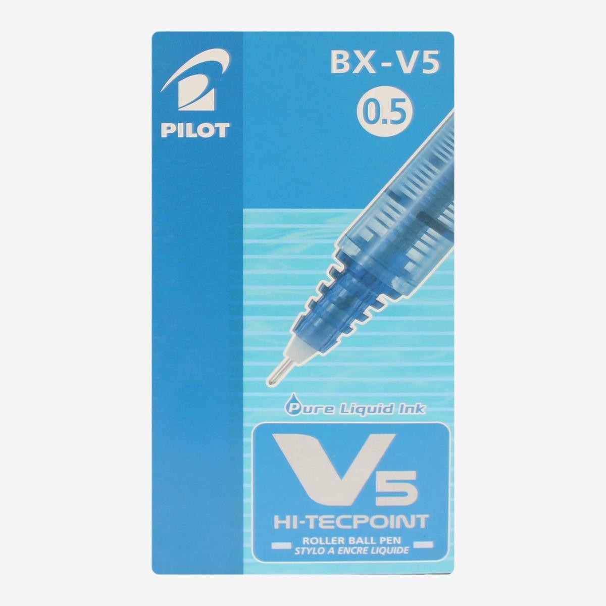 pilot pen v5 blue box 10 piece