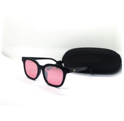 pink brown shade womens unique design clubmaster sunglass lp