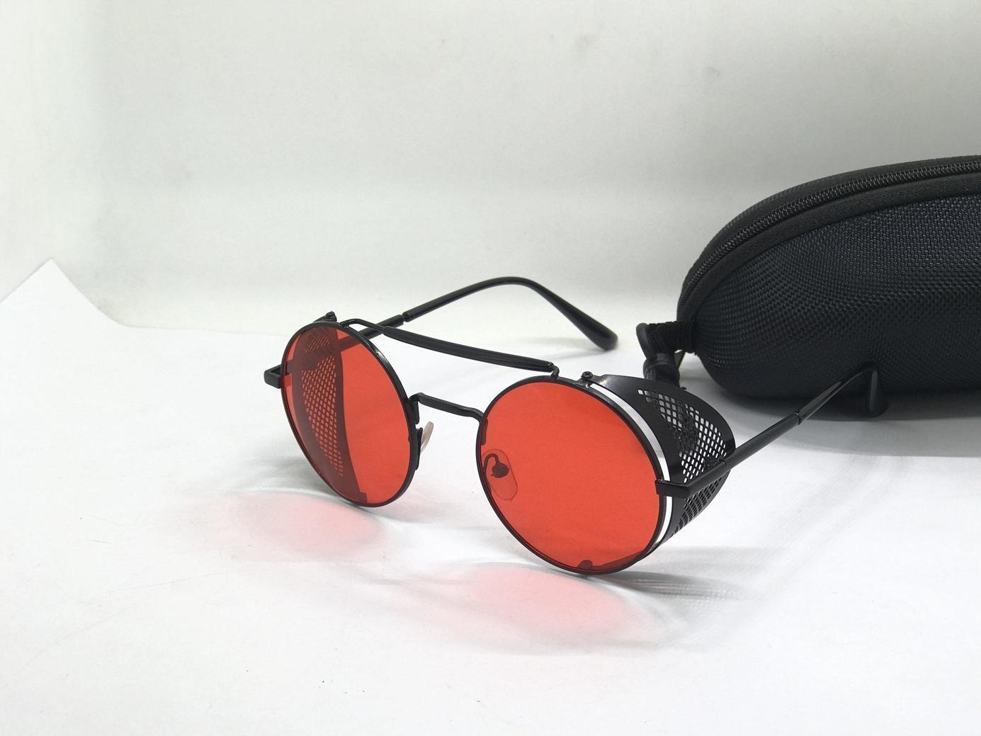 round metal fancy sunglass for unisex scaled