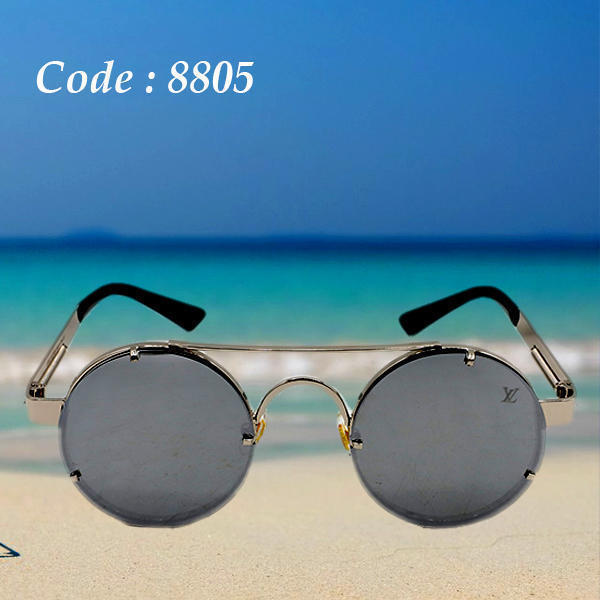 round shape trendy designer steel frame luxurious fashiinable latest model sunglass for women comes with box pack2
