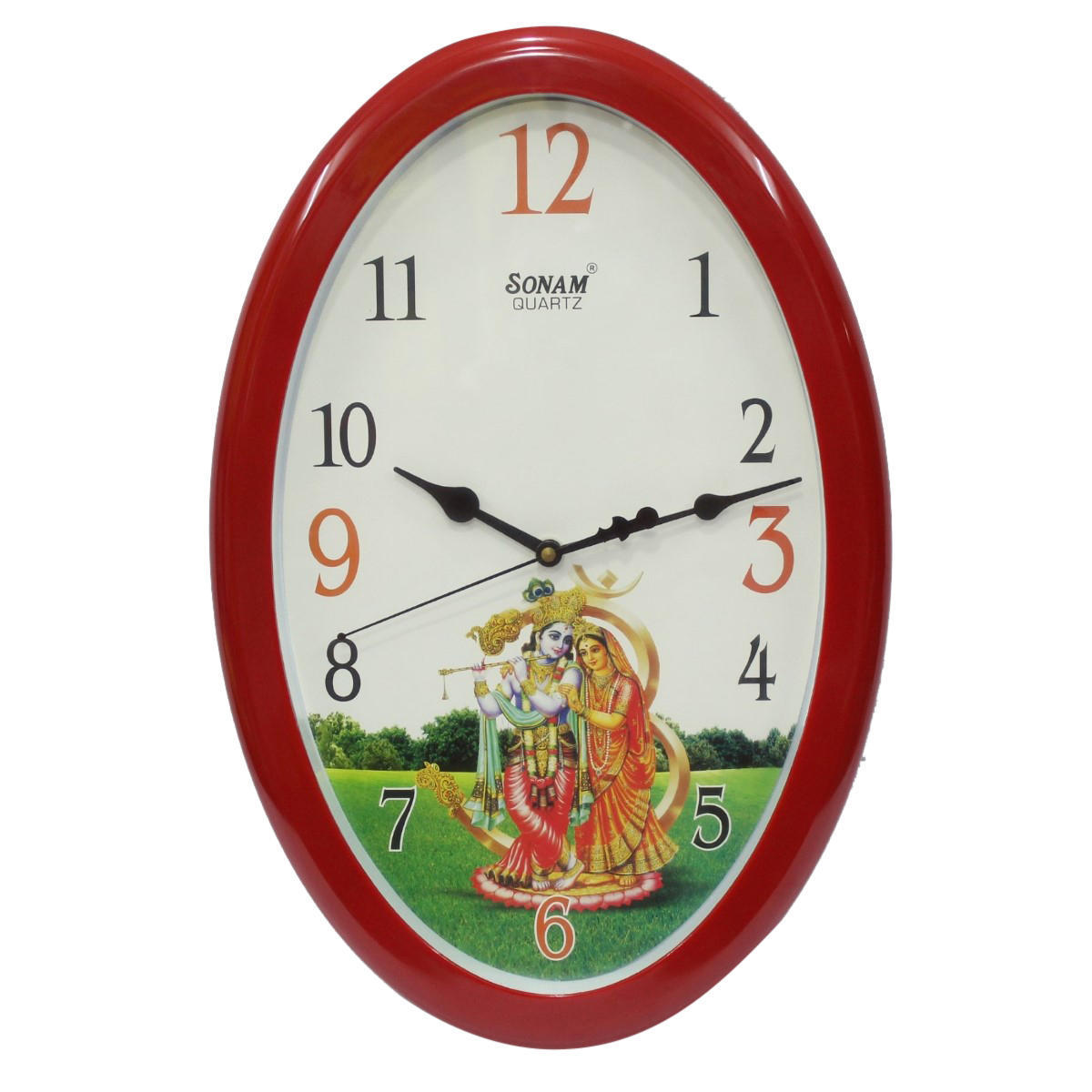 sonam quartz radha krishna wall clock v2