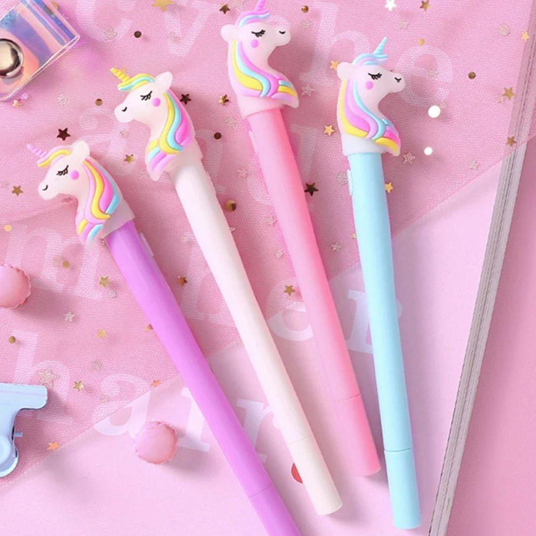 unicorn led light up gel pen in assorted colors 1 piece