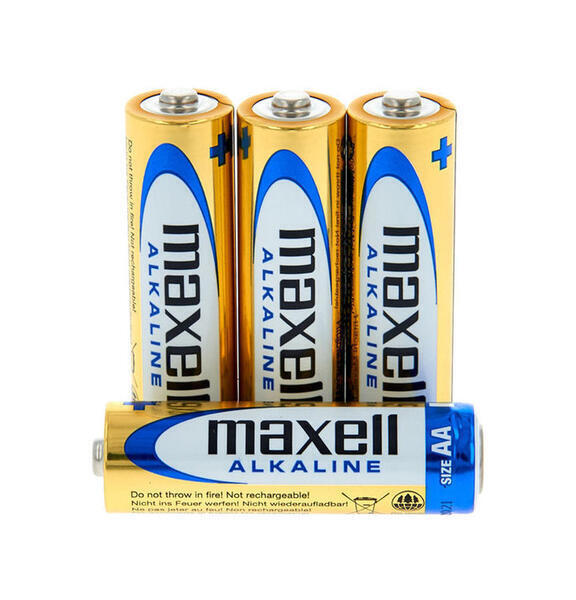 Maxell Alkaline Long Discharge Life AA Sized 1.5v Battery (2 Pair)