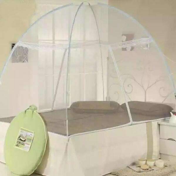 King Bed Portable Folding Mosquito Net Tent Free Stand(200 x 200 x 180 cms) IV