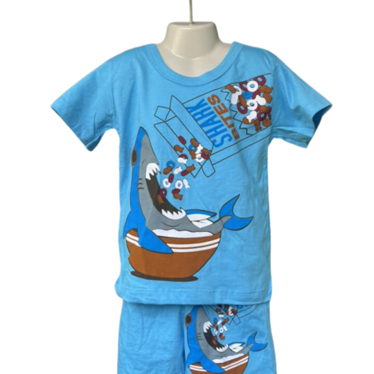 Babies Cotton T-Shirt And Half Pant Printed Set