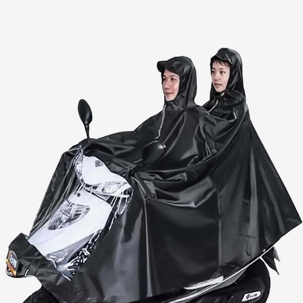 Double Layer Waterproof Bike Raincoat With Carry Bag For Men - Rainwear | Raincoats For Men And Women