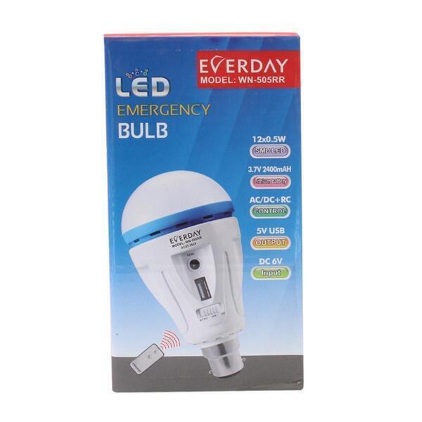 Everday WN-505RR LED Emergency Bulb with Remote