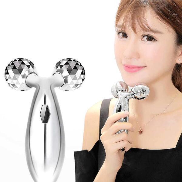 3D Massager Solar Y-Shape Face And Body Massager Roller Reduce Facial Skin Thickness