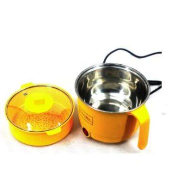 Electromax 3 In 1 Multifunction Portable Electric Cooking Egg Boiler Steamer Rice Cooker Mo Mo Steamer 2L (Multicolor)