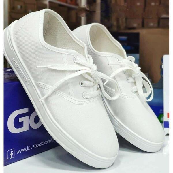 Goldstar School Shoes White - Fashion | Shoes For Kids ( Girls And Boys ) - Sports Day Shoes For Kids