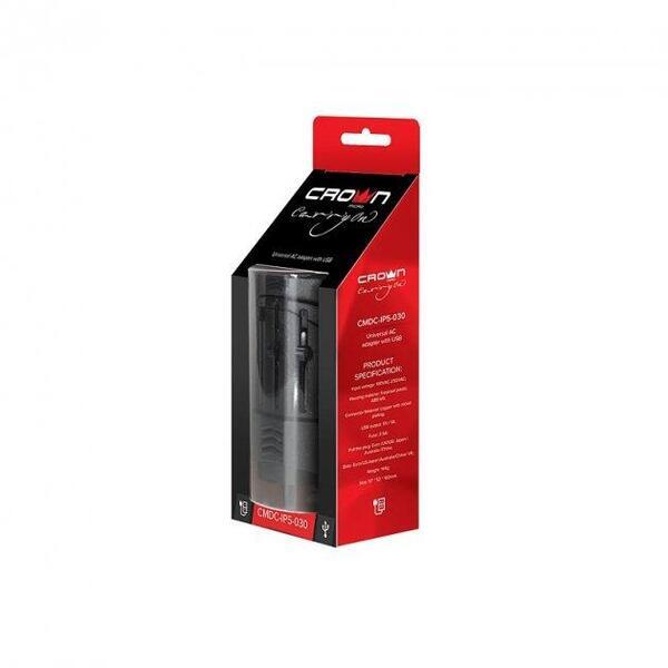 Crown Micro Universal Adapter with 5V/1A