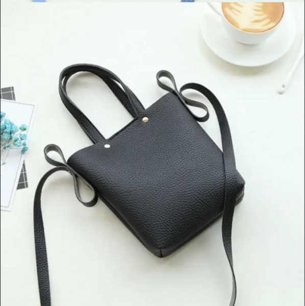 Mini PU Leather Crossbody Handbag For Women (13*4.5*16.5cm)