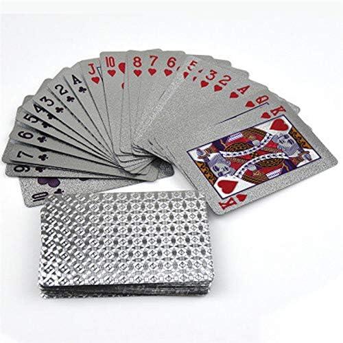 Silver Waterproof Playing Cards