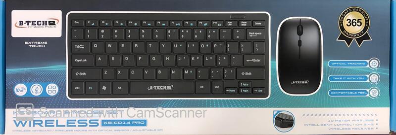 B-Tech Wireless Keyboard & Mouse Set KB-C014 Pro