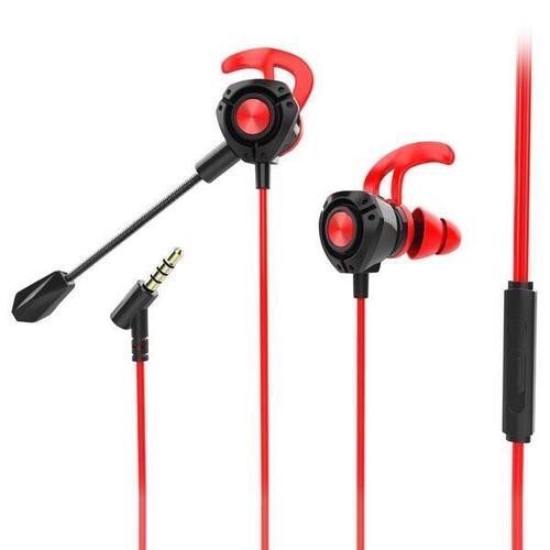 Mobile Gaming Headset XG 121 Wired Headphone with HD Microphone(Red &Black)