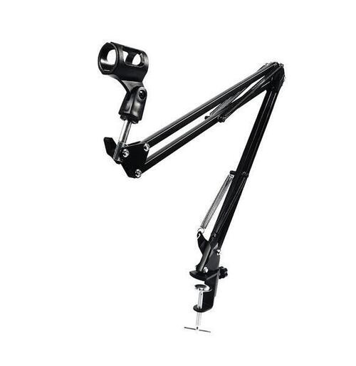 Professional Recording Microphone Stand Black Boom Suspension Scissor Arm