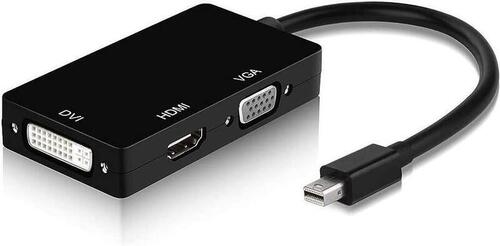 3 In 1 Mini Display Port To Hdmi/Dvi/Vga Cable Adapters