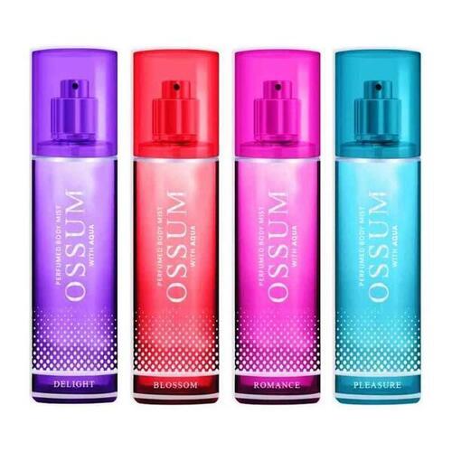 Ossum Perfumed Body Mist Romance,Pleasure,Delight,Blossom (115ml)Combo