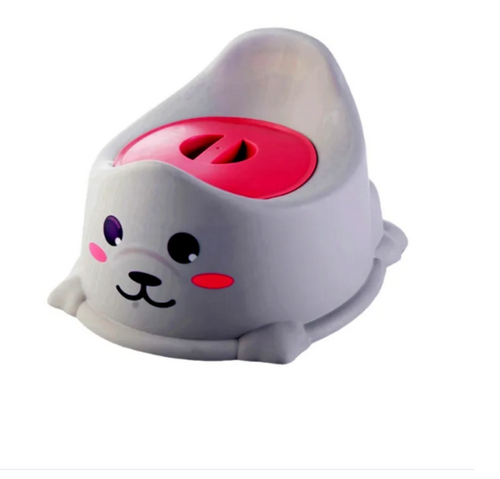 Portable Baby Potty Training Seat with Lid & Backrest Pot