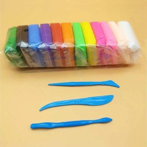 Air Dry Diy Ultra Light Modelling Bouncing Different Color Clay With Tools Set For Kids