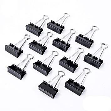 Binder Clips 19 Mm small Size In Pack