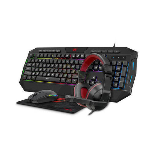 Havit KB501CM 4NI1 Gaming Combo ( Gaming Mouse / Gaming Keyboard / Gaming Mousepad / Gaming Headphone )