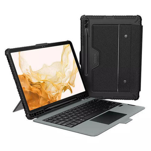 PMH Tech Nillkin Keyboard Case for Samsung Galaxy Tab S7 FE Bumper Combo Backlit Cover