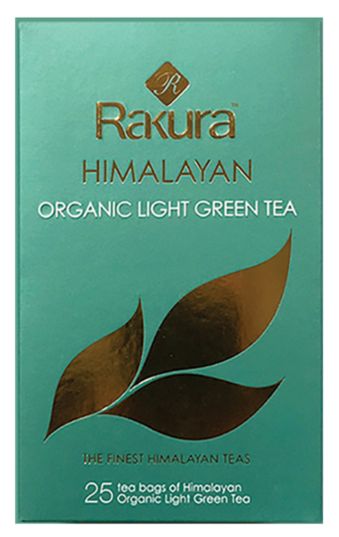 Rakura Himalayan Organic Light Green Tea 25 TB