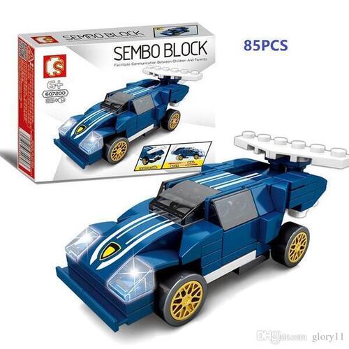Sembo Block - Pull Back Car - 85+Pieces - Building Blocks Set